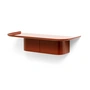 HAY - Korpus Wall shelf with coat hook, M, brick red
