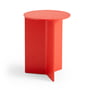 Hay - Slit Table Round High, Ø 35 x H 47 cm, candy red