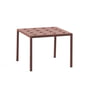 Hay - Balcony Side table, 50 x 51.5 cm, iron red
