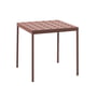 Hay - Balcony Dining table, 75 x 76 cm, iron red