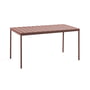 Hay - Balcony Dining table, 144 x 76 cm, iron red