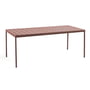 Hay - Balcony Dining table, 190 x 87 cm, iron red