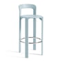 Hay - Rey Bar stool, slate blue (felt glides)