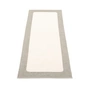 Pappelina - Ilda reversible rug, 70 x 180 cm, warm grey / vanilla