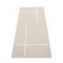 Pappelina - Fred reversible rug, 70 x 180 cm, linen / vanilla