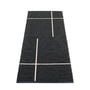 Pappelina - Fred reversible rug, 70 x 180 cm, black / vanilla