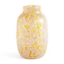 HAY - Splash Vase L, Ø 17,5 x H 27 cm, light pink and yellow