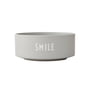 Design Letters - Snack Bowl, Smile / cool gray