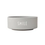 Design Letters - Snack Bowl, Smile / cool gray