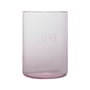 Design Letters - AJ Favourite drinking glass, Love / rose