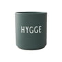 Design Letters - AJ Favourite Porcelain mug, Hygge / dark green