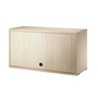 String - Cupboard element with hinged door, 78 x 30 cm, ash