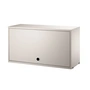 String - Cupboard element with hinged door, 78 x 30 cm, beige
