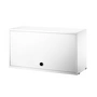 String - Cupboard element with hinged door, 78 x 30 cm, white