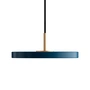 Umage - Asteria Micro LED pendant light V2, brass / petrol