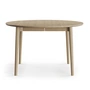 Northern - Expand Dining table Ø 120 cm, light oiled oak