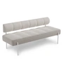 Northern - Daybe Dining Sofa, white / light gray (Kvadrat Brusvik 02)