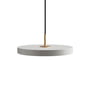 Umage - Asteria Mini LED pendant light, brass / mist