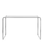 Thonet - S 285/0 Desk, chrome / ash pure white open-pore lacquered (RAL 9010)