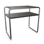 Thonet - B 9 d/1 side table, chrome / black stained ash (TP 29)