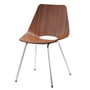 Thonet - S 661 Chair, chrome / walnut