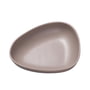 LindDNA - Curve Stoneware deep plate, 22 x 19 cm, warm grey