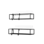 Umbra - Cubiko Shower tray set of 2, black
