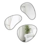 Umbra - Hubba Pebble Wall mirror, set of 3, titanium