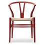 Carl Hansen - CH24 Soft Wishbone Chair Ilse Crawford, soft falu / natural wickerwork