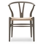 Carl Hansen - CH24 Soft Wishbone Chair Ilse Crawford, soft slate / natural wickerwork