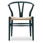 Carl Hansen - CH24 Soft Wishbone Chair Ilse Crawford, soft north sea / natural wickerwork
