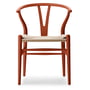 Carl Hansen - CH24 Soft Wishbone Chair Ilse Crawford, soft terracotta / natural wickerwork
