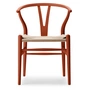 Carl Hansen - CH24 Soft Wishbone Chair Ilse Crawford, soft terracotta / natural wickerwork