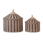OYOY - Circus Storage basket, nutmeg (set of 2)