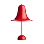 Verpan - Pantop Portable LED Battery lamp Ø 30 x 18 cm, bright red