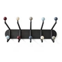 & Tradition - Capture Wall coat rack SC76, graphite / multicolour