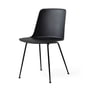 & Tradition - Rely HW70 Outdoor Chair, black / black