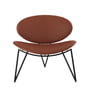 AYTM - Semper Lounge Chair, black / cognac