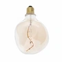 Tala - Voronoi I LED bulb E27 2W, Ø 12.5 cm, transparent gray