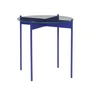 Hübsch Interior - Beam Side table, H 42 x Ø 45 cm, blue