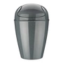 Koziol - DEL Swinging lid bin M, recycled ash grey