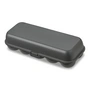 Koziol - Eggs to go Reusable egg container, nature ash grey