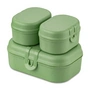 Koziol - Pascal Ready Mini Lunchbox Set, nature leaf green