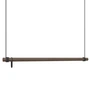 Lind DNA - Swing Hanging wardrobe L (110 cm), smoked oak / leather black