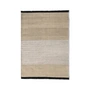 nanimarquina - Tres outdoor rug Stripes, 170 x 240 cm, natural / black