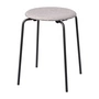 Fritz Hansen - Dot Stool, gray / beige / white / base graphite