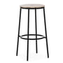 Normann Copenhagen - Circa Bar stool, H 75 cm, natural oak