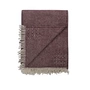 Røros Tweed - Kattefot Wool blanket, 140 x 220 cm, burgundy