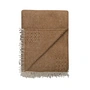 Røros Tweed - Kattefot Wool blanket, 140 x 220 cm, burnt ochre