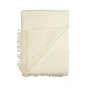 Røros Tweed - Kattefot Wool blanket, 140 x 220 cm, cream